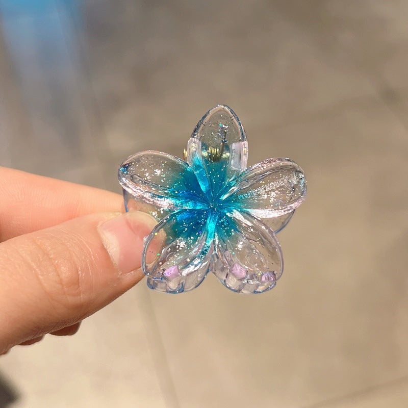 High Sense Plumeria Rubra Seaside Holiday Barrettes