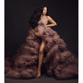 Pregnant Women's Photography Morning Gowns Mesh Dress
