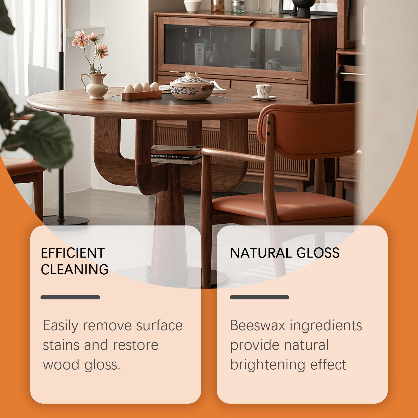 Jakehoe Furniture Beeswax Care Spray Wood Furniture Floor Renovation